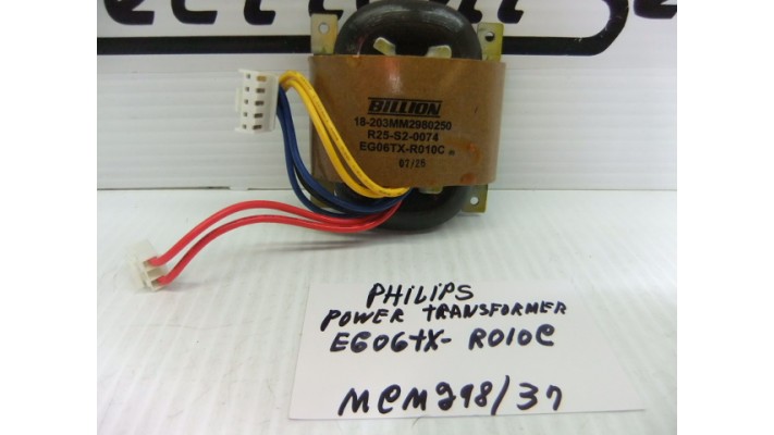 Philips MCM298/37 power transformer EG06TX-R010C